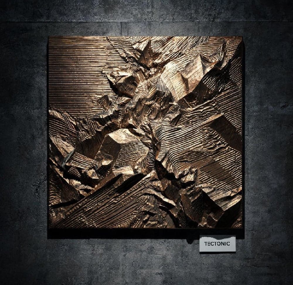 Tectonic — pannello murale a faccette, Collezione Wall Art